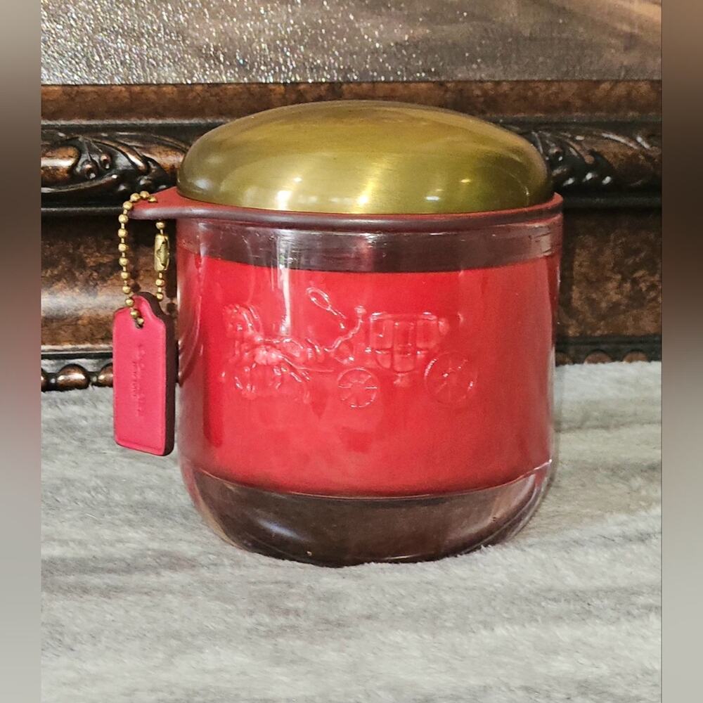 COACH Holiday Glass Soy 12oz
